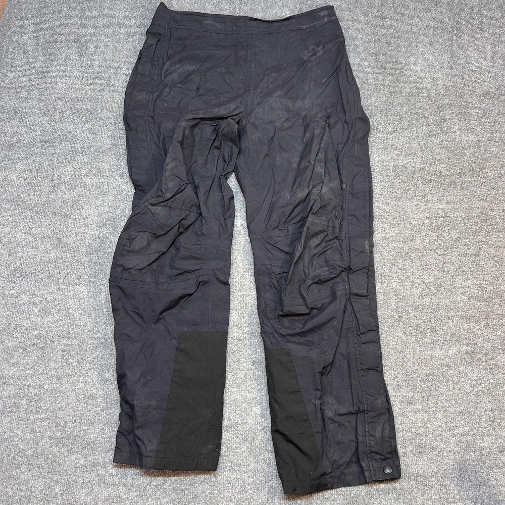 Sierra Designs Rain Pants Mens Large Black Waterproof Elastic Waist Hiking Ski *
